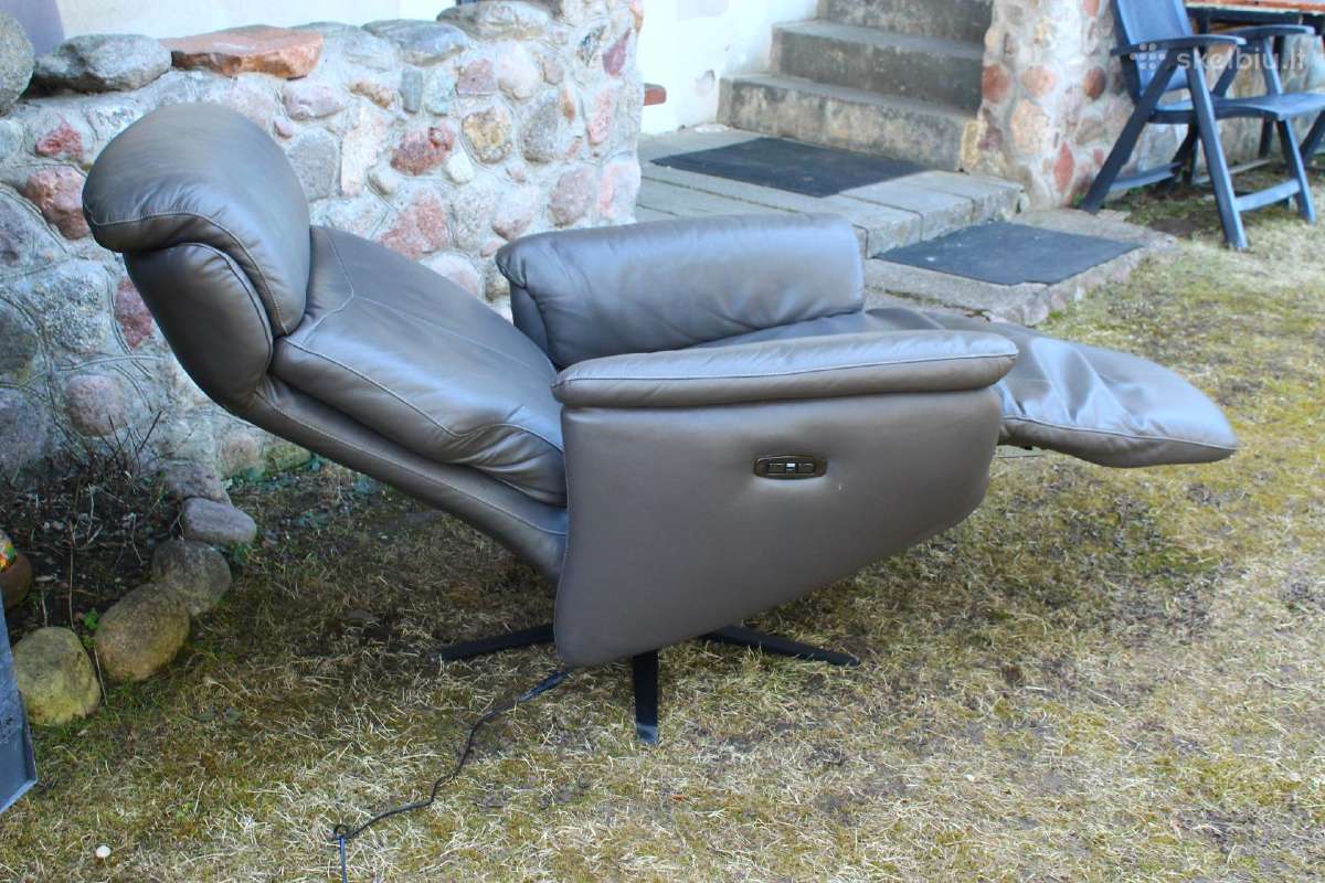 //Poilsio Relax Elektro Odinis Fotelis-reglainer//