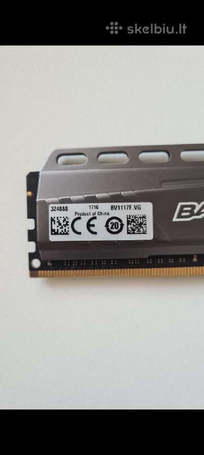 Crucial Ballistix Tactical 8gb Ddr4 3000mhz Cl15 - nuotraukos Nr. 2