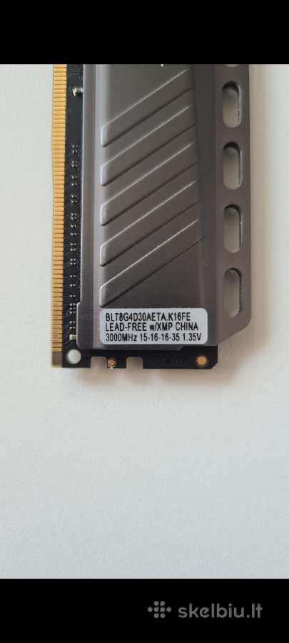 Crucial Ballistix Tactical 8gb Ddr4 3000mhz Cl15 - nuotraukos Nr. 3