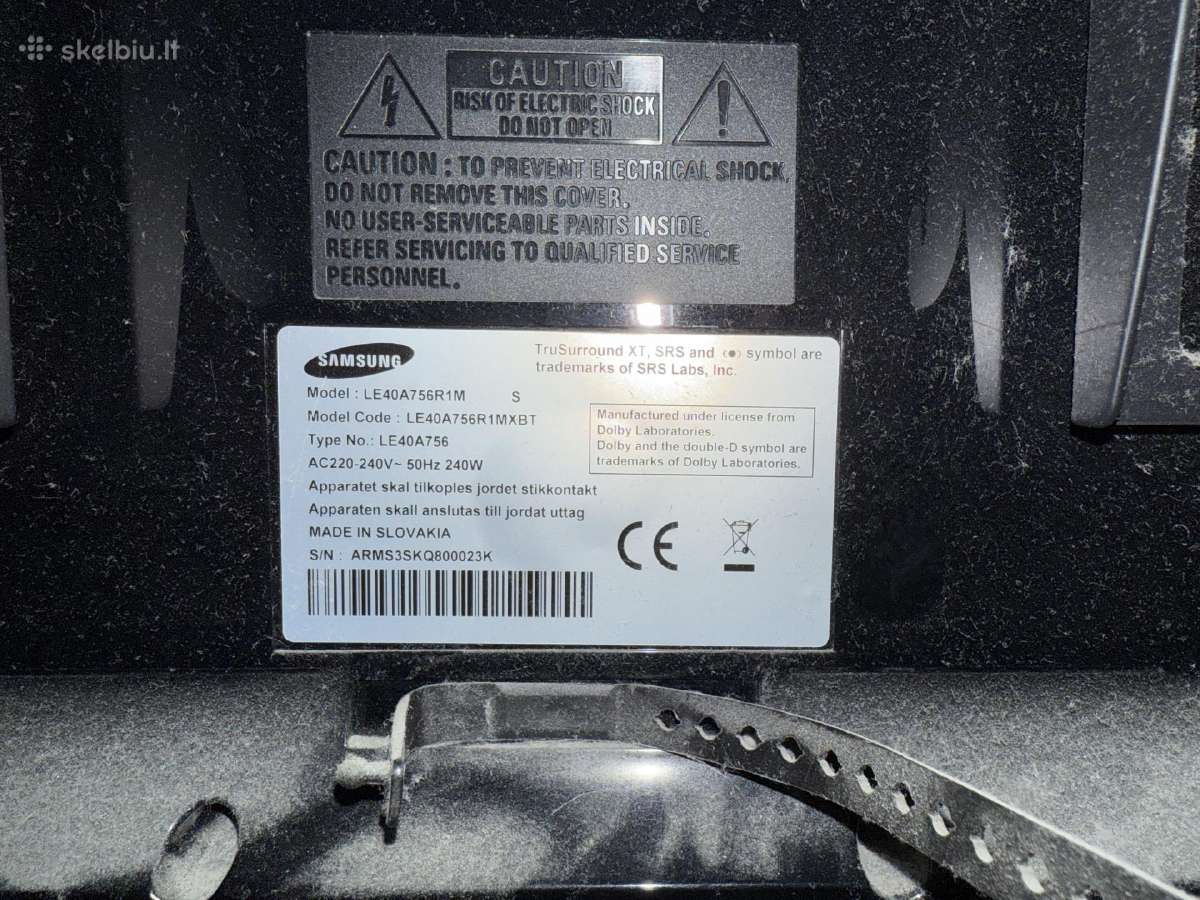 Samsung 40 televizorius Full HD, veikiantis + sie - nuotraukos Nr. 4