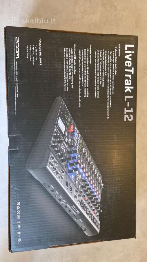 Zoom Livetrak L-12 skaitmeninis mikšeris, naujas