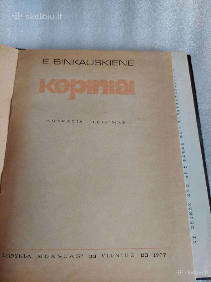E. Binkauskienė. Kepiniai. - nuotraukos Nr. 2