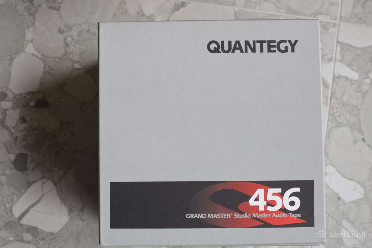 Quantegy 456 Juosta Ant Aliuminio 10 Colių Ritės - nuotraukos Nr. 2