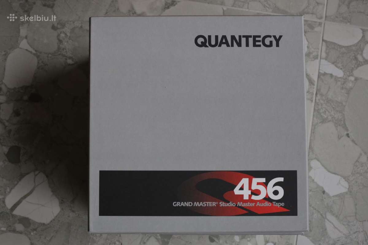 Quantegy 456 Juosta Ant Aliuminio 10 Colių Ritės - nuotraukos Nr. 4