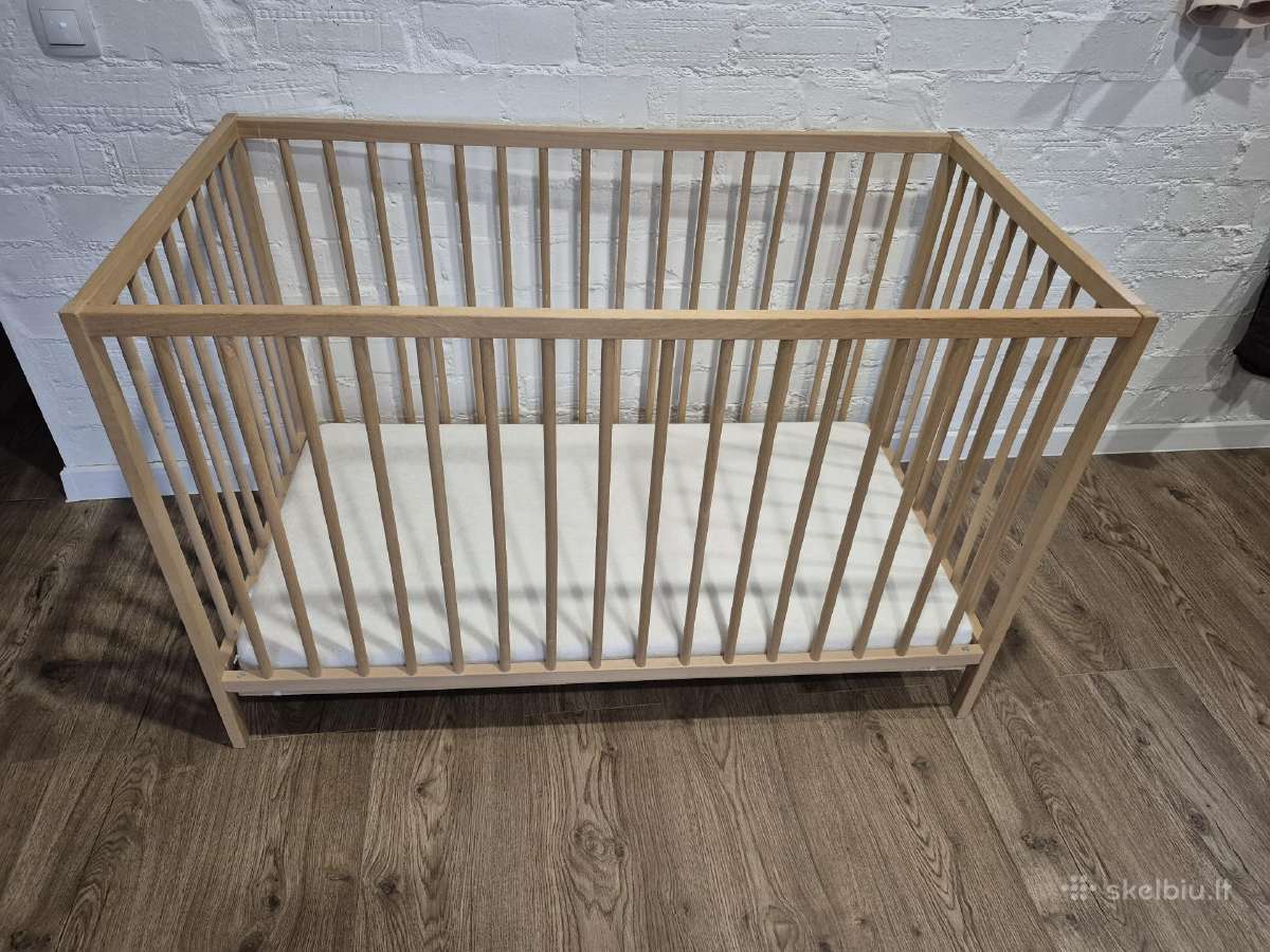 Vaikiška lovytė Ikea + Lonas čiužinys