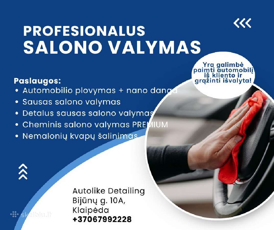 Poliravimas, cheminis automobilio valymas Klaipėda - nuotraukos Nr. 12