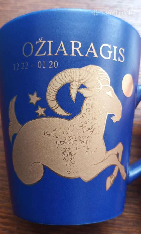 Puodelis, 300ml, Ožiaragis, zodiako ženklai - nuotraukos Nr. 2