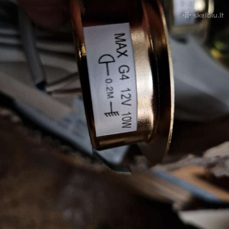 Nauji aukso spalvos įleidžiami šviestuvėliai 12v - nuotraukos Nr. 2