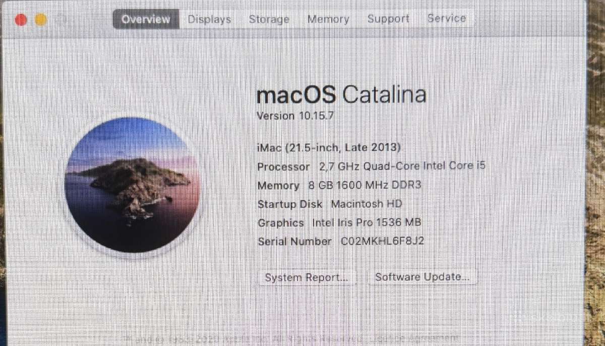 iMac late 2013 21.5-inch
