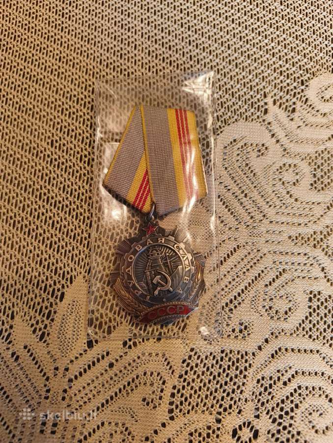 CcCCCP Ordinas Trudovaja Slava 3 Laipsnio. Origina - nuotraukos Nr. 7