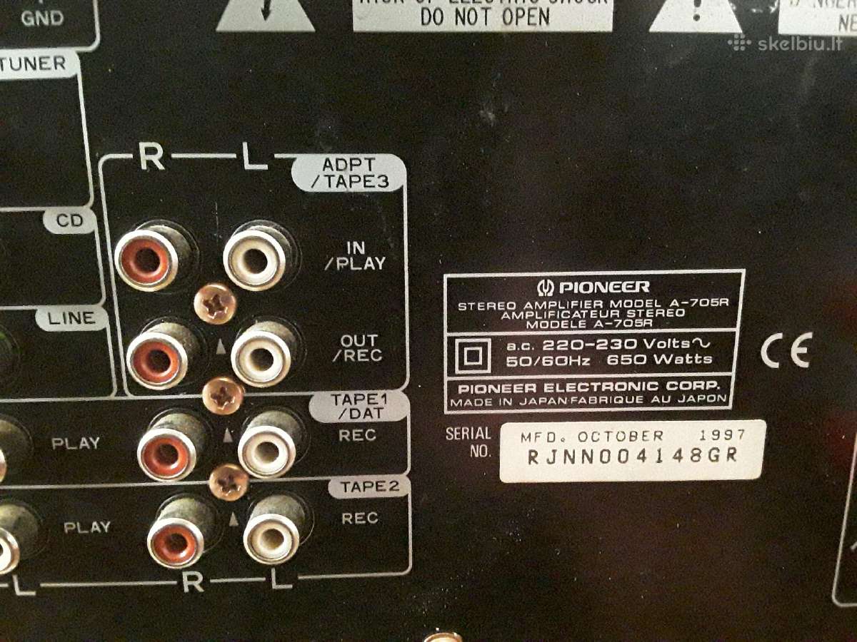 Pioneer a705r - nuotraukos Nr. 7