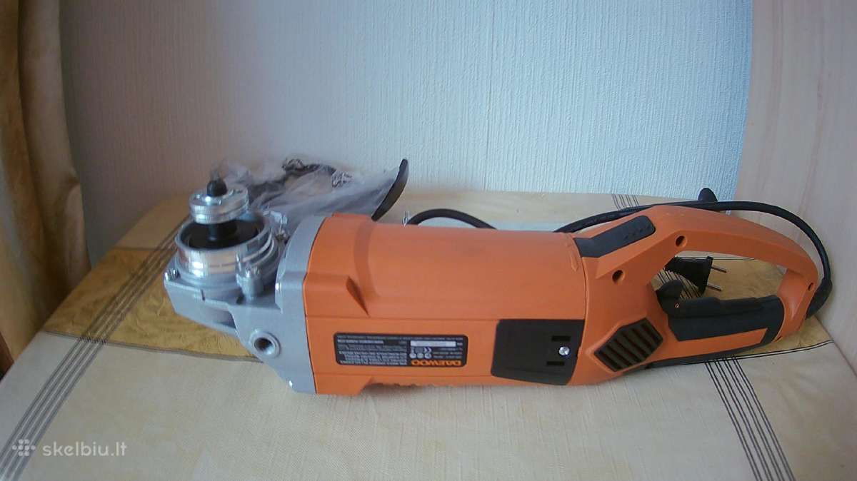 Naujas Elektrinis kampinis šlifuoklis Daewoo . - nuotraukos Nr. 2