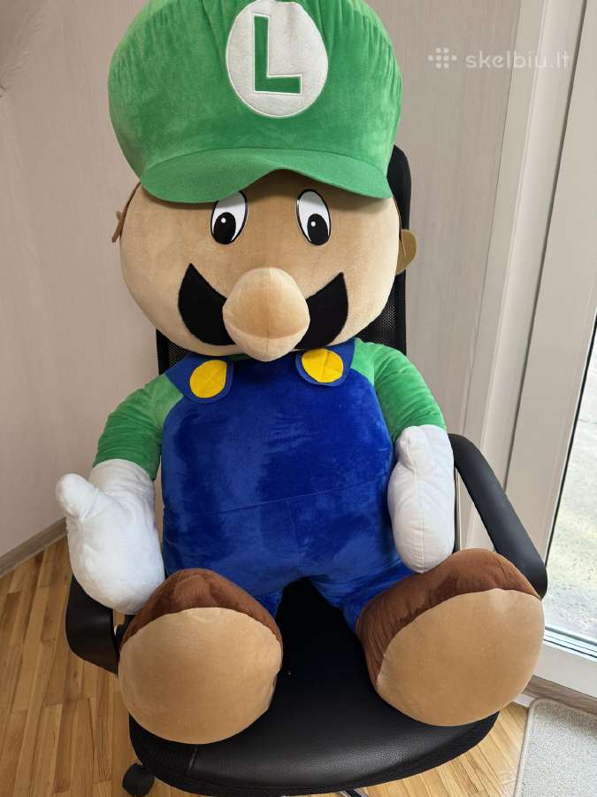 Super Mario Luigi didelis žaislas - nuotraukos Nr. 2
