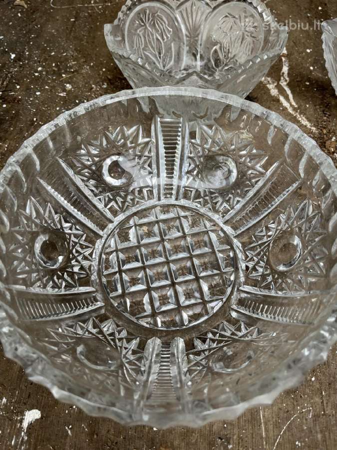 Varinis puodelis Krištolinės vazos saldainių inda - nuotraukos Nr. 6