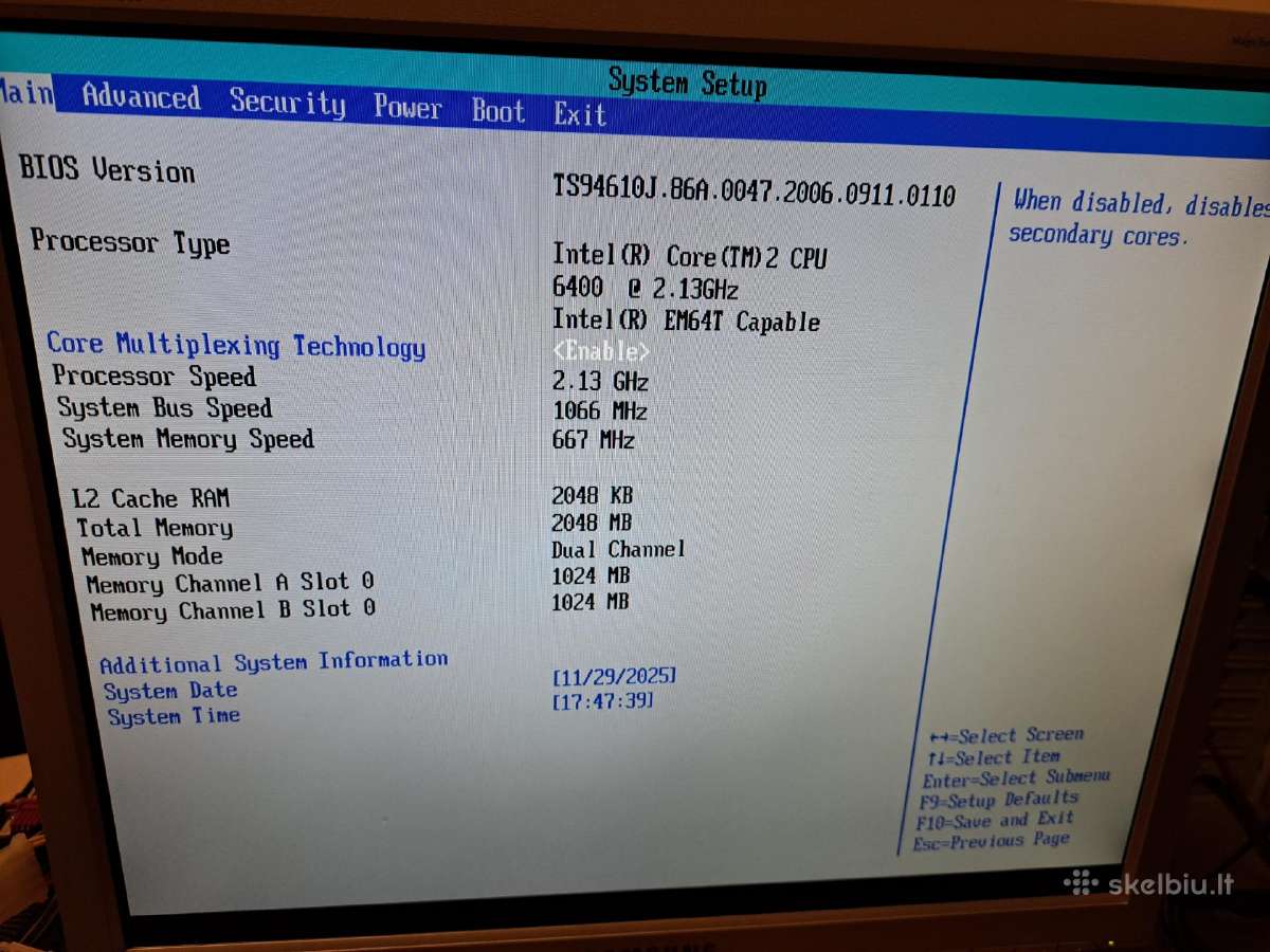 Intel D946gzis Core 2 Duo 6400 kompl - nuotraukos Nr. 4