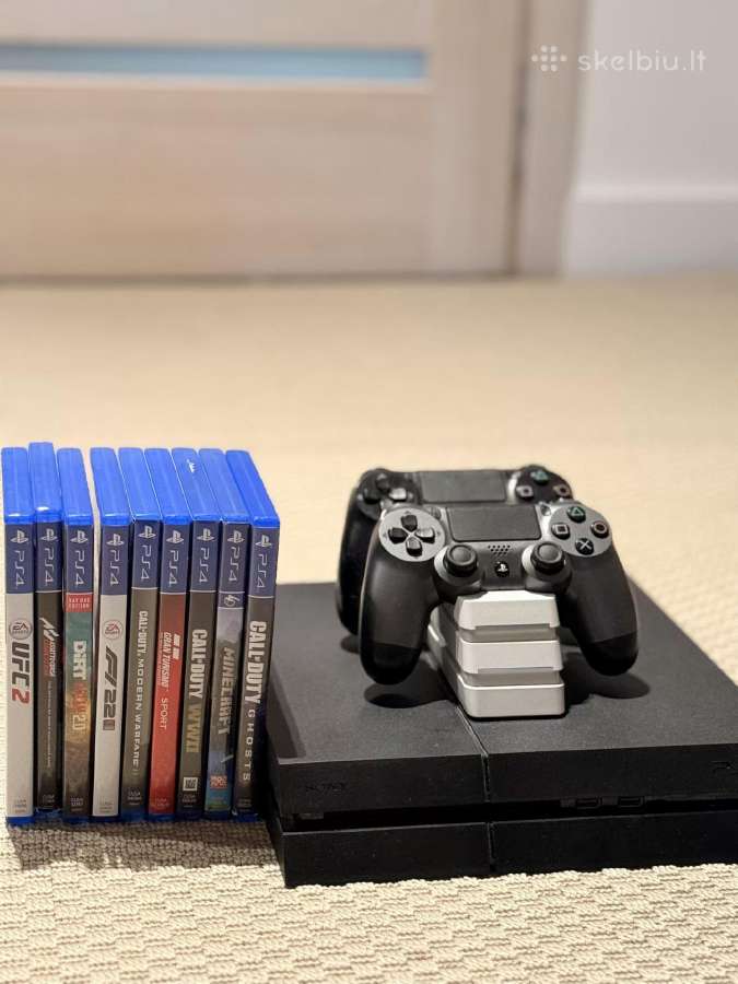 Sony Playstation4 500gb+2 pulteliai+kroviklis