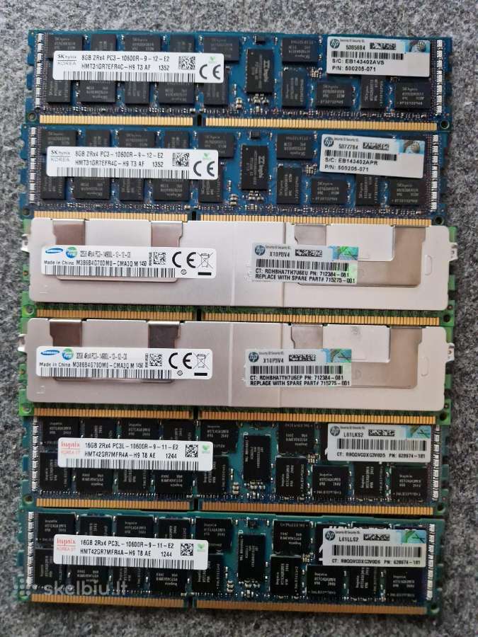 RAM ddr3-ddr4 serveriniai rdimm - nuotraukos Nr. 2