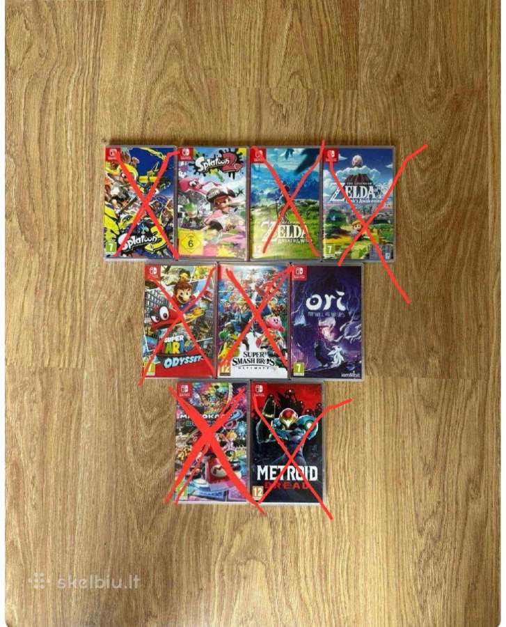 Nintendo switch žaidimai