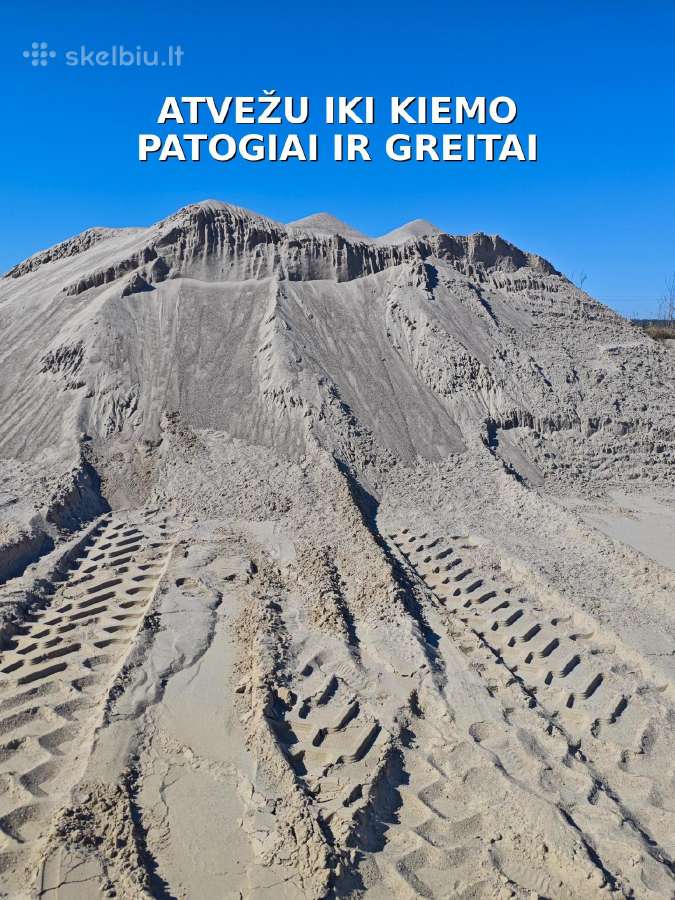 Plautas Smėlis Fr. 0–2 mm Vejos Lyginimui - nuotraukos Nr. 4