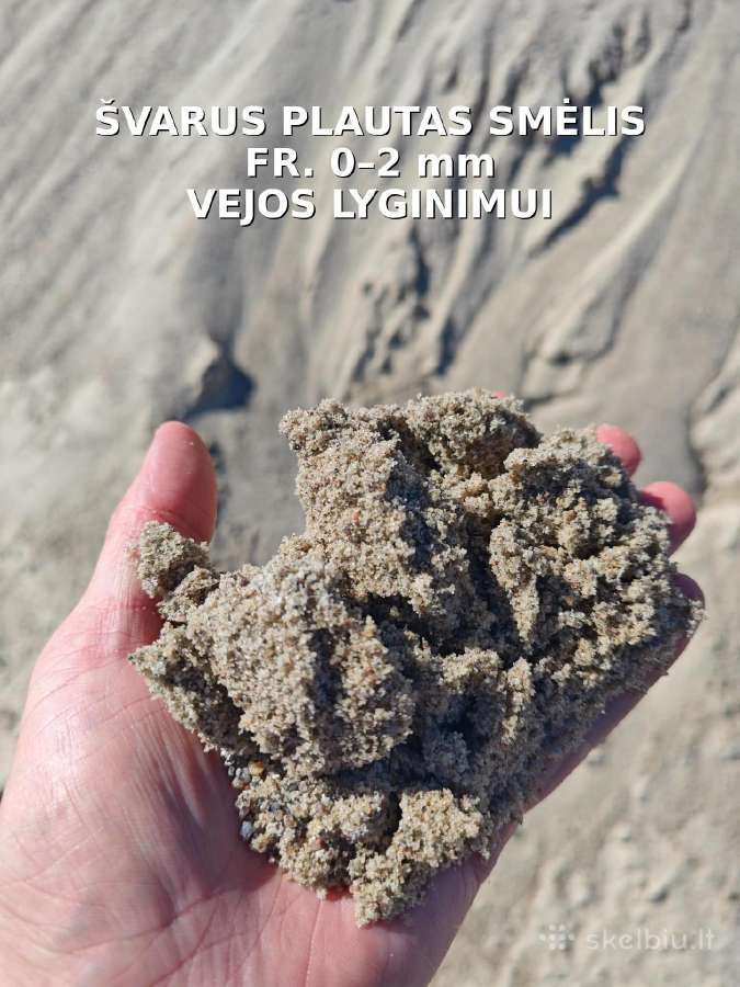 Plautas Smėlis Fr. 0–2 mm Vejos Lyginimui - nuotraukos Nr. 2