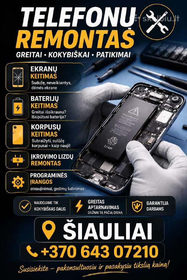 Telefonu remontas