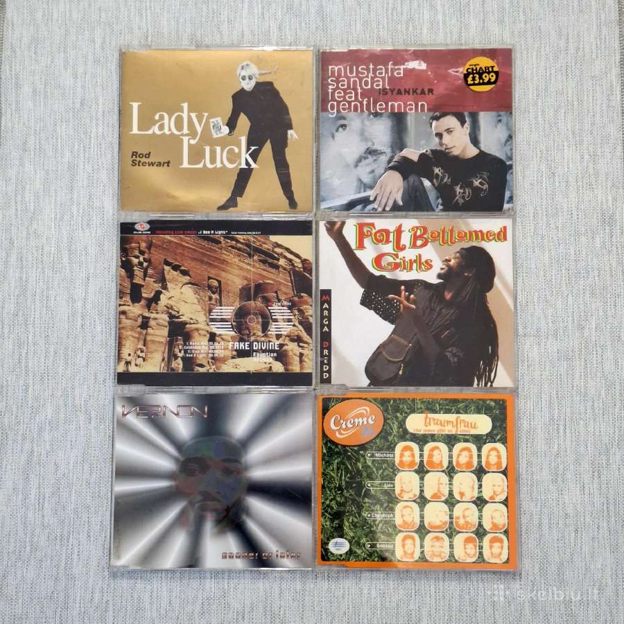 6 x CD singlai (rinkinys 3)
