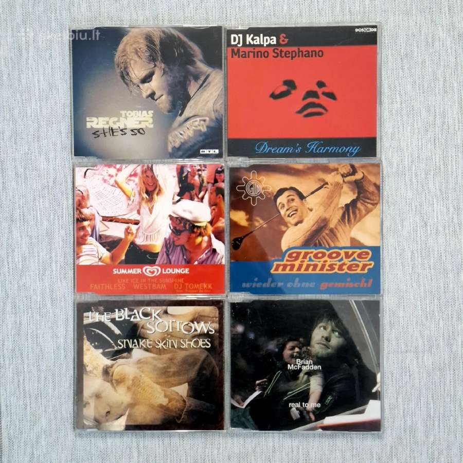 6 x CD singlai (rinkinys 4)