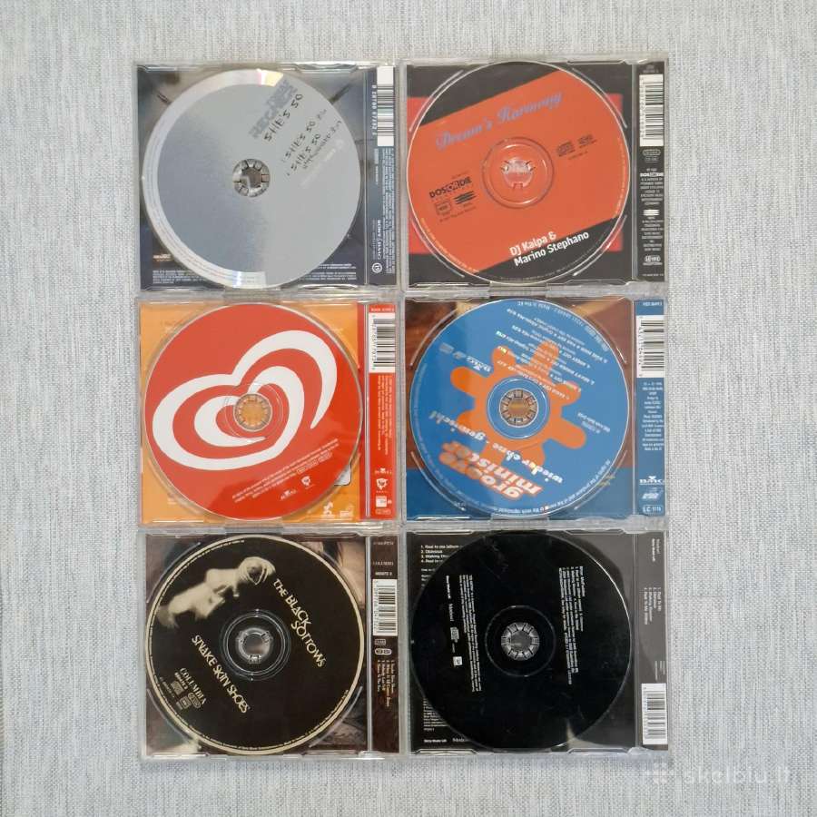 6 x CD singlai (rinkinys 4) Faithless, Tobias - nuotraukos Nr. 3