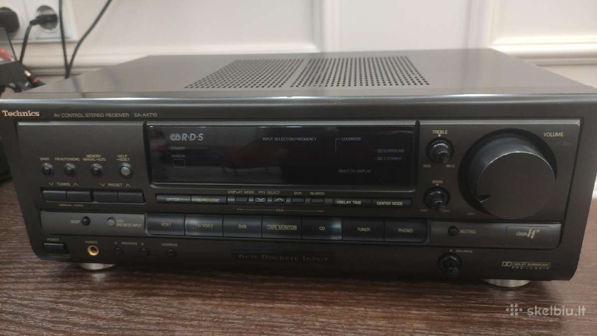 Labai geros būklės Technics Sa-ax710 stiprintuvas - nuotraukos Nr. 3
