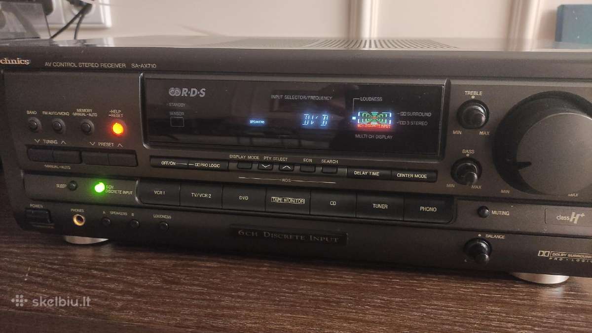 Labai geros būklės Technics Sa-ax710 stiprintuvas - nuotraukos Nr. 7