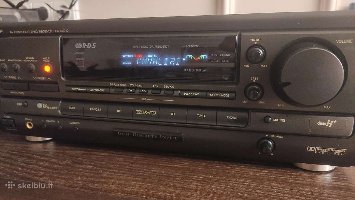 Labai geros būklės Technics Sa-ax710 stiprintuvas - nuotraukos Nr. 6