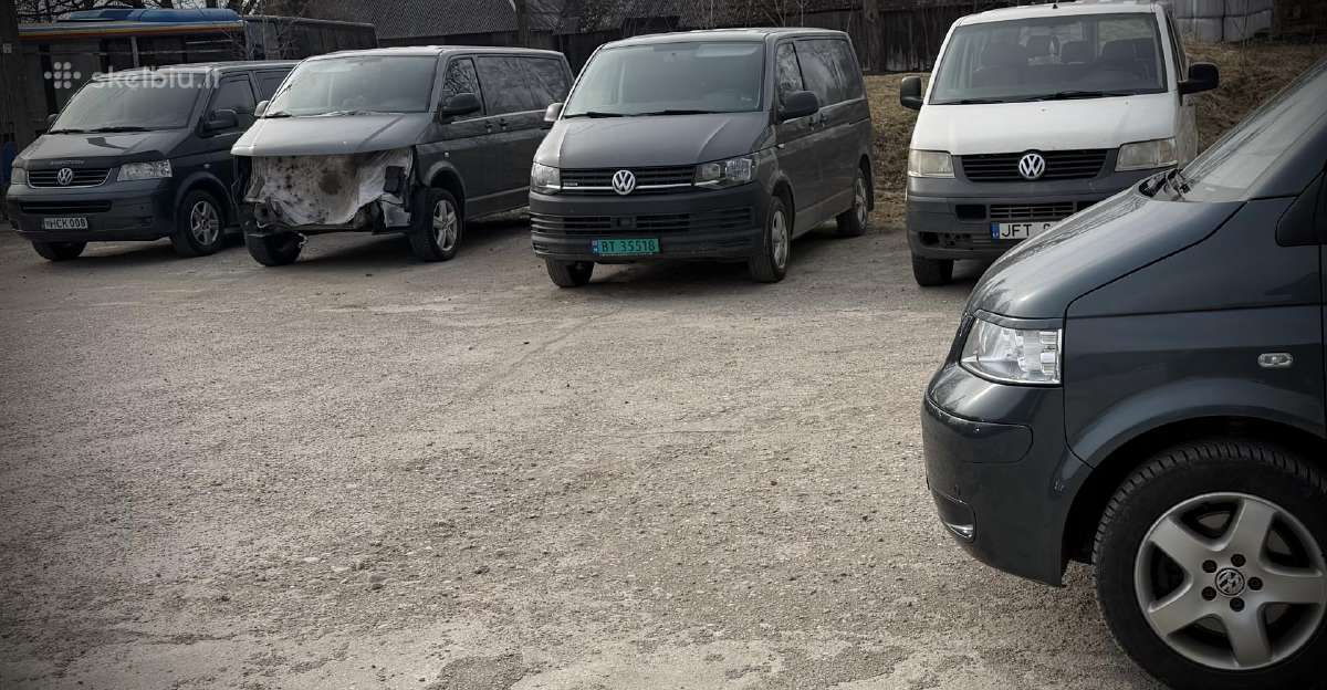 VW Transporter-caravelle-multivan varikliu remon.