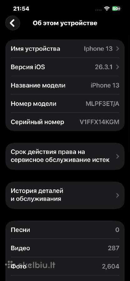 iPhone 13 128 - nuotraukos Nr. 8