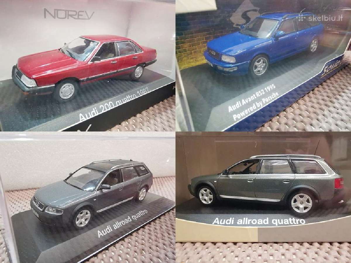 1:43 Audi Modeliai (iki ~2004/2005) - nuotraukos Nr. 2