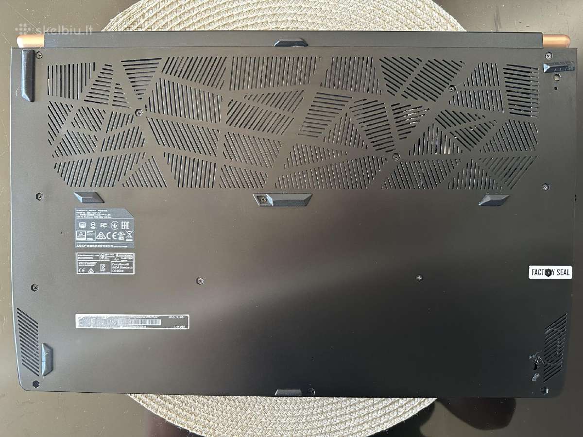Msi Gs75 Stealth i7 Rtx 2070 144hz - nuotraukos Nr. 4