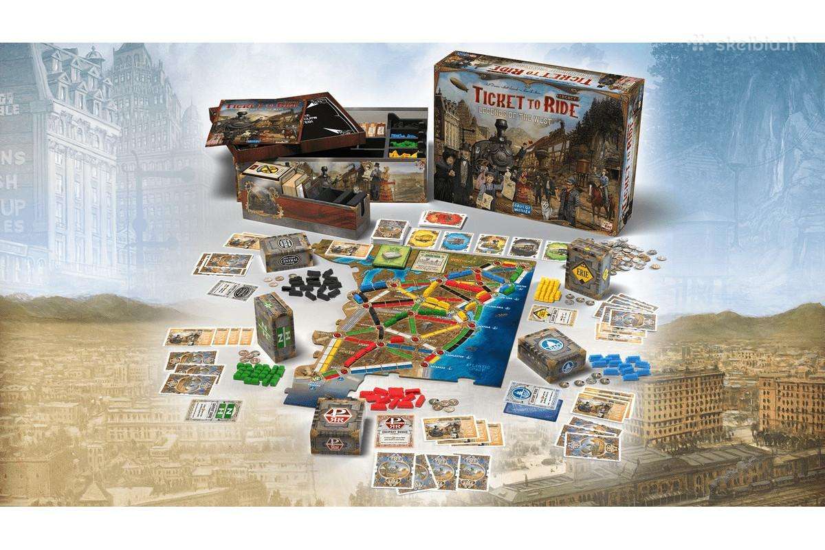 Ticket to Ride Legacy: Legends of the West - nuotraukos Nr. 2