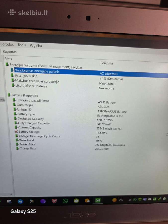 Parduodu Zenbook Asus Ux305uab SSD - nuotraukos Nr. 10