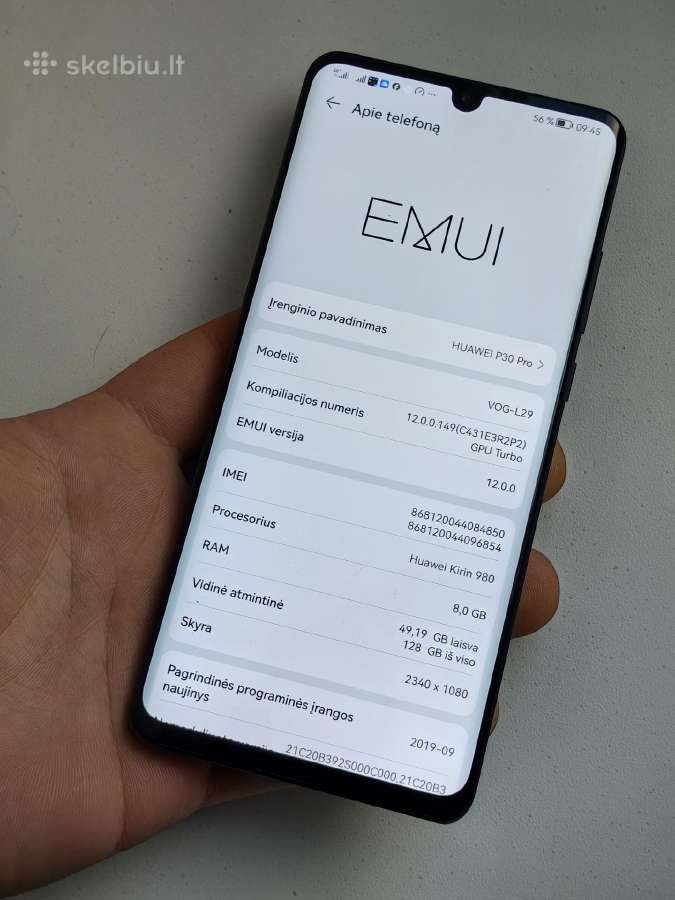 Huawei P30 Pro 8gb RAM versija! - nuotraukos Nr. 7
