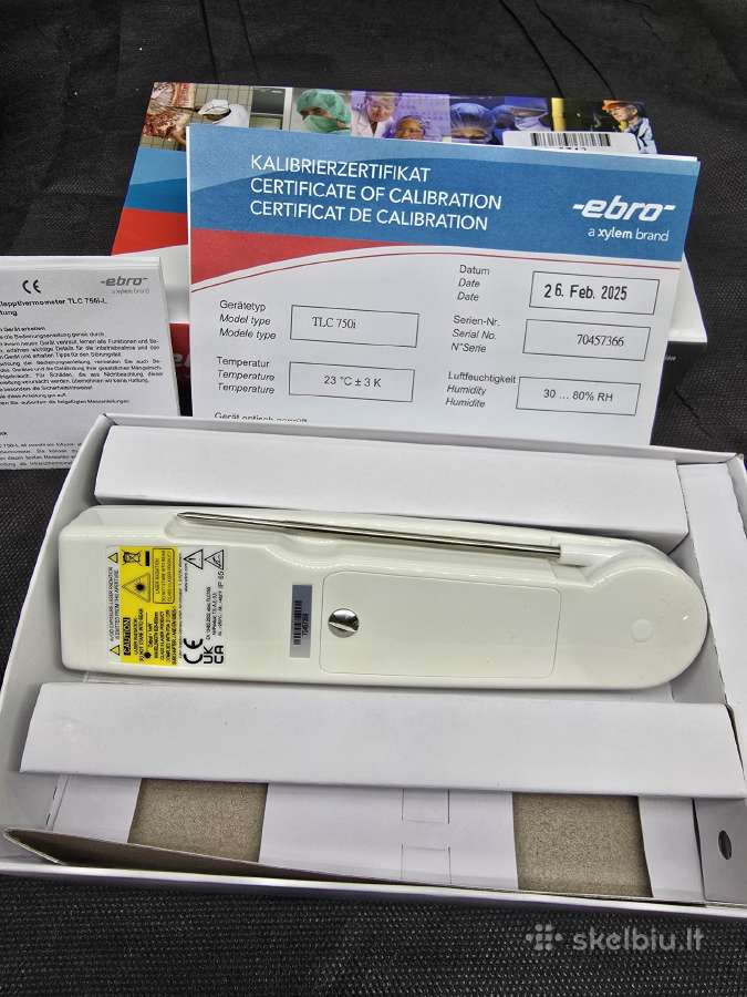 Xylem Ebro Tlc 750i – termometras dvigubas maistin - nuotraukos Nr. 4