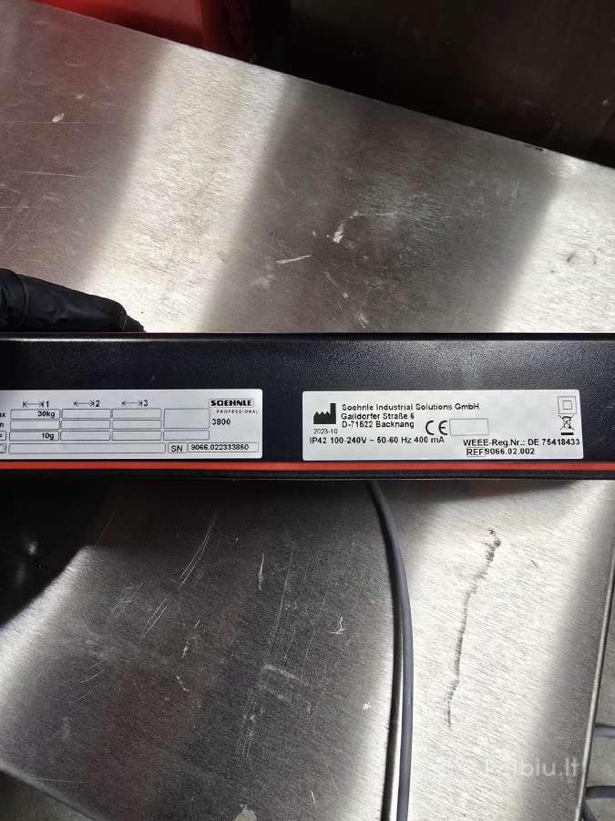 Soehnle Professional 9221 svarstykles iki 45 kg - nuotraukos Nr. 6