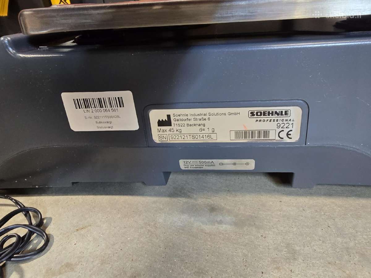 Soehnle Professional 9221 svarstykles iki 45 kg - nuotraukos Nr. 7