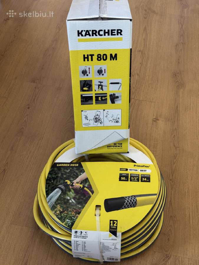 Vežimėlis Laistymo Žarnai Karcher Ht 80m - nuotraukos Nr. 2