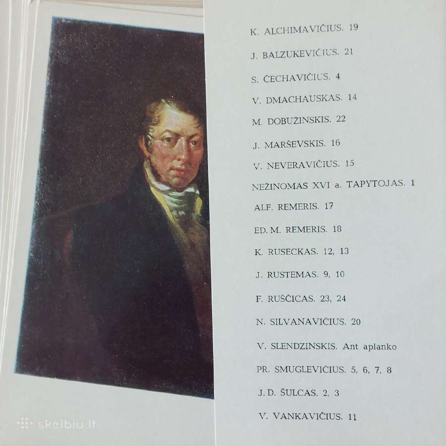 Atvirukų komplektas - Lietuvos tapyba XVI - XIX a - nuotraukos Nr. 6