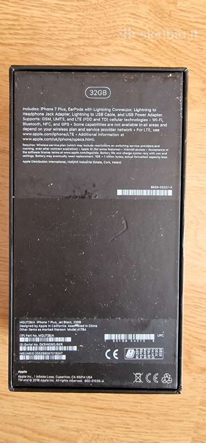 Apple iPhone 7 plus 32gb jet black - nuotraukos Nr. 8