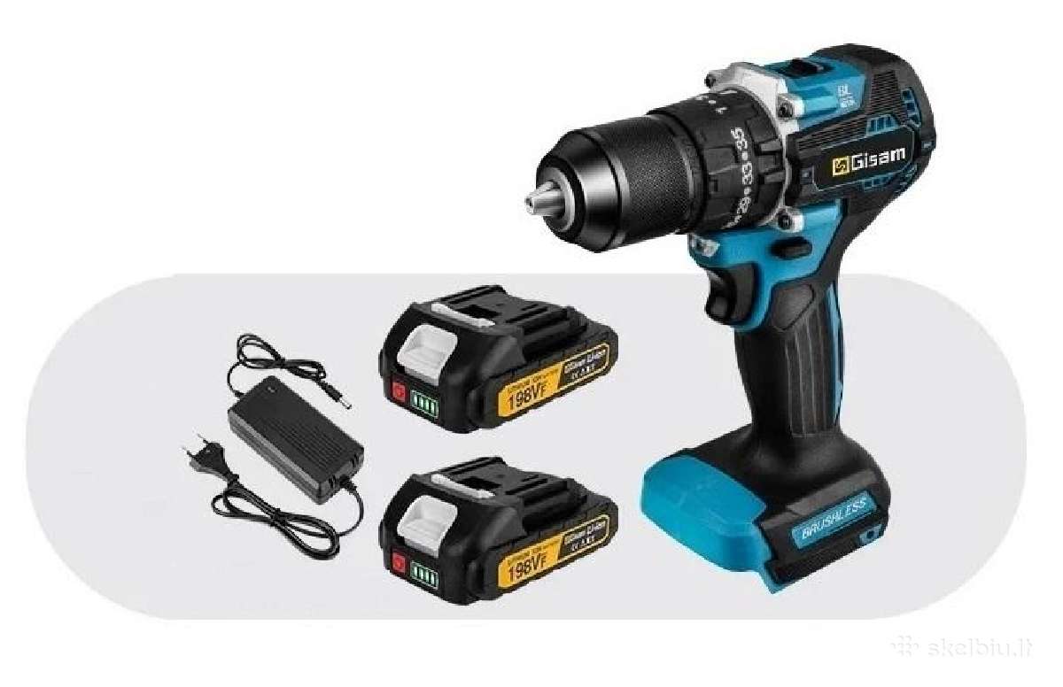 Smūginis suktuvas-greztuvas analogas Makita Ddf487