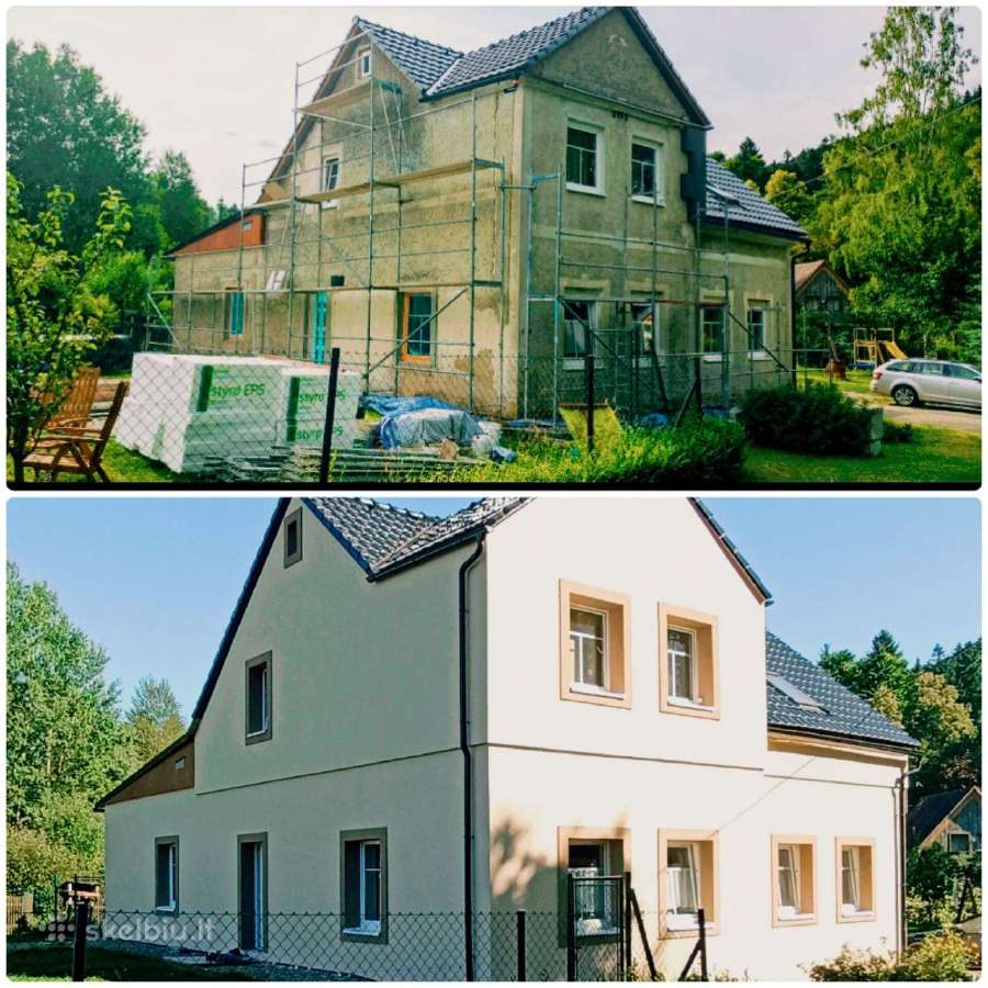 Fasadų šiltinimas nuo 20€/m²