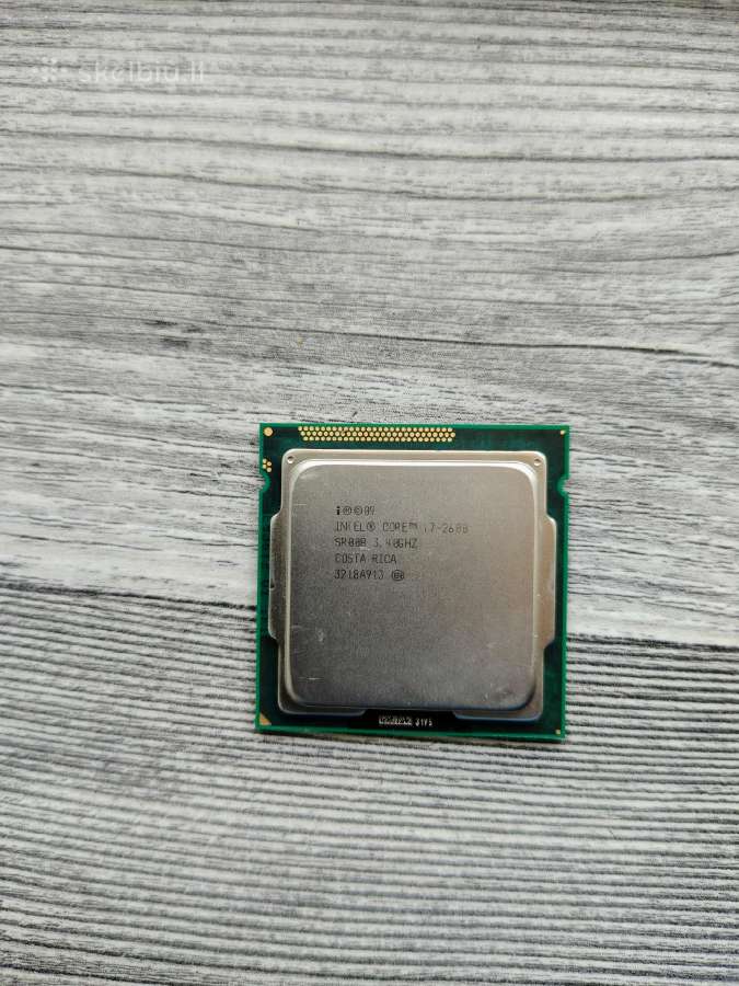 Cpu Intel core i7 2600 @3,4 GHz