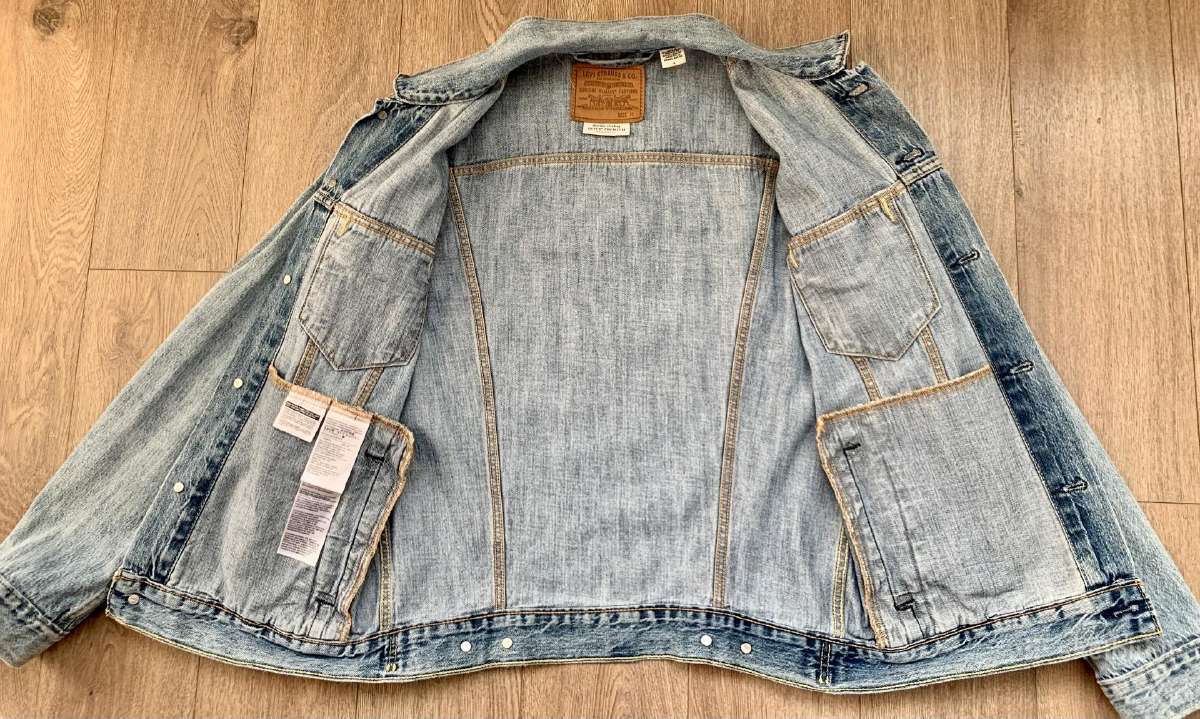 Originalus vyriškas džinsinis švarkas Levis Mdyd. - nuotraukos Nr. 6
