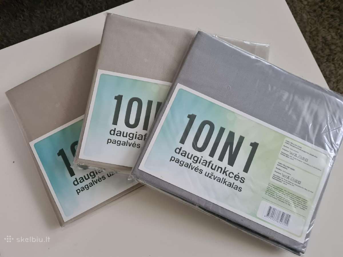 Daugiafunkcės pagalvės užvalkalai 10in1