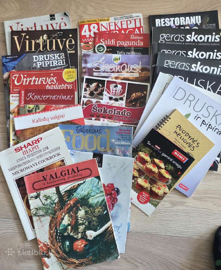 Įvairi literatūra maisto gamybos tema ir ne tik
